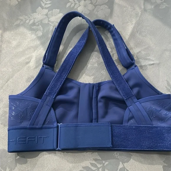 SHEFIT Sports Bra, size Small, color- royal blue - Picture 2 of 7